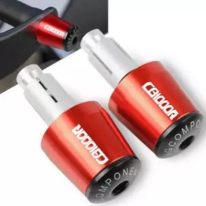 호환   핸들 엔드 핸들바 그립 캡 실더 플 CB1000R 2009 2010 2011 2012 2013 2014 2015 2016 2017 2018 20