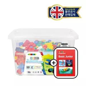 몰펀 주니어 베이직 500 (3세+) 가이드북 세트 STEM 과학교구 블록 블럭