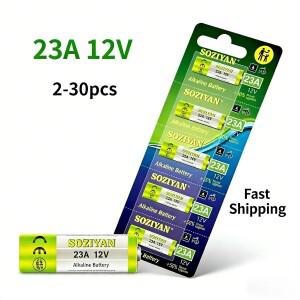 12V 23A 알카라인 배터리, 초인종, 장난감용으로 오래 지속되는 MN21, 공용 호환 가능