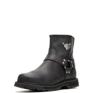 할리 데이비슨 남성 램버트 가죽 모터사이클 캐주얼 부츠