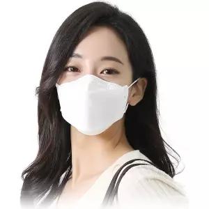 화이트 여름 미세먼지차단 마스크 얇은 KF94마스크 50개 PP-728