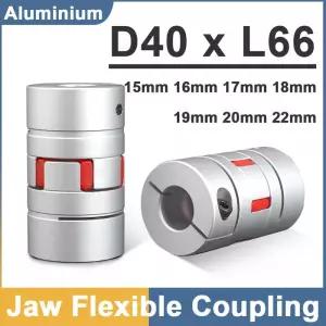 후렉시블조인트 D40xL66 조 스파이더 모터 알루미늄 매화 커플 링 인코더 커넥터 보어 15 16 17 18 19 20 2