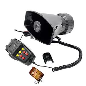 호환  A77T-자동차 경보기 12V 7가지 톤 무선 리모컨 스피커 개조 차량용 경보기