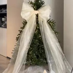 크리스마스 대왕 리본 룸데코 꾸미기 카페 파티 데코 웨딩카 장식품