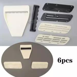 본넷덕트 미쓰비시 랜서 에볼루션 EVO X 10 에어 후드 벤트 흡기 덕트 커버 스쿠프 보닛 차량용 6개 삽입