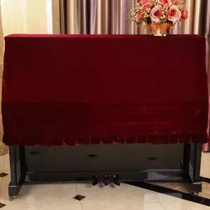 블랙 피아노 의자 덮개 학원 프릴 벤치 고급 커버 스툴