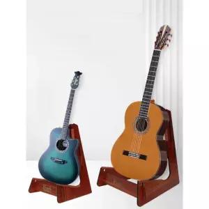 통기타거치대 수직형 나무 기타 스탠드 어쿠스틱 일렉트릭 바이올린 우쿨렐레 브라켓 악기 홀더 Ksach 브랜