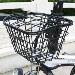 전기 자전거 짐바구니 탈부착 바스켓 철제 접이식 바구니 금속 대용량