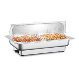 차핑디쉬 칸 9리터 워머기 업소용 뚜껑 음식 챠핑디쉬 단일 호텔 보온 중탕