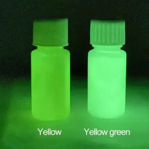 천아트물감 천물감 옷물들이기 야광 페인트 파티 예술 옐로우 그린 인 안료 2 병