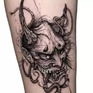 이레즈미 도깨비 헤나 문신스티커 팔문신 방수 워터프루프 스티커 용품 문신 바디 캐릭터