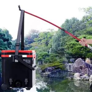 초경량 낚싯대 거치 지지대 내구성 랙 물고기 입질 하이카본+클로헤드+행잉1m