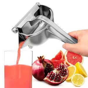 핸드 착즙기 압착기 - 레몬 오렌지 라임 자몽 및 석류용 알루미늄 수동 프레스 내구성이 뛰어난 인체공학적