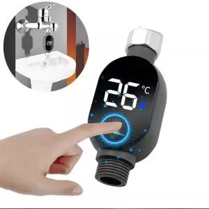 샤워LED온도계 욕실 화장실 수온 검은 색 Led 디스플레이 홈 워터 샤워 온도계 물 온도 측정 스마트 미터