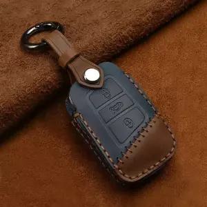 호환  폭스바겐 파사트 B8 스코다 코디악 슈퍼브 A7용 A 새 가죽 키 커버 리모컨 케이스 쉘