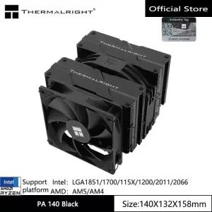 램방열판 Thermalright Peerless AssAssin 140 컴퓨터 케이스 라디에이터 6개 히트 파이프 GEN40 공냉식 LG