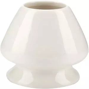 말차 위스키 스탠드 도자기 홀더 전통 차 최고의 일본 정통 액세서리 녹차 다도 흰색