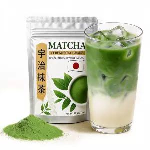의식용 등급 우지 말차 파우더 - 교토 재팬의 스톤 그라운드 다도를 위한 우마미 리치 활기찬 그린
