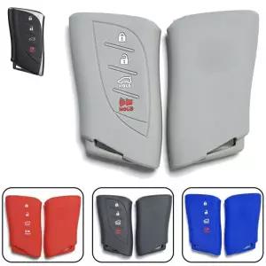 호환  렉서스 GX ES RX NX용 A 실리콘 자동차 스마트 리모컨 키 케이스 커버 홀더 가방