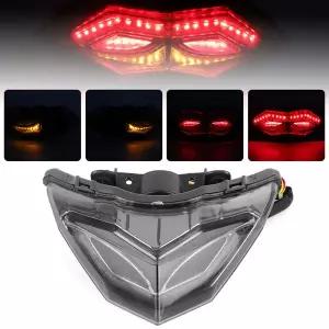 호환  후면 LED 테일 라이트 미등 DRL 브레이크 통합형 가와사키 닌자 250R 300 2013 2014 2015 2016 2017