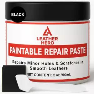 가죽 카시트 가구 신발의 구멍 찢어짐 균열 스크래치를 메우거나 수리하는 검은색 필러 - 어플리케이터로