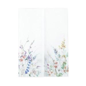 퓨레미고 50팩 화 프린트 5x7 초대장용 프리폴딩 벨럼 재킷 115GSM 페이퍼 청첩장 랩 투명