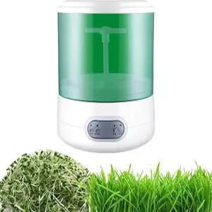 SEVEEZ 2겹 콩나물 기계 씨앗 새싹 제조기 자동 스프라우터 가정용 재배기 및 마이크로그린 발아에