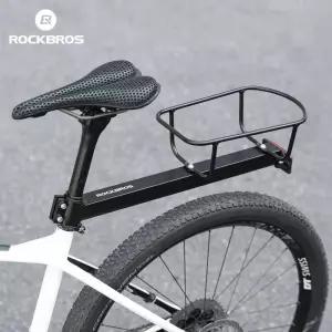 자전거리어랙 짐받이 짐칸 거치대 ROCKBROS 자전거 랙 캐리어 후면 선반 브라켓 알루미늄 합금 방수 수납