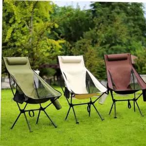 접는의자 헤드 쿠션 목받침 캠핑 의자 편한 낚시 체어 접이식