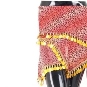 치마 댄스복상의 댄스 공연 힙 BDSP-3801호피무늬힙스카프