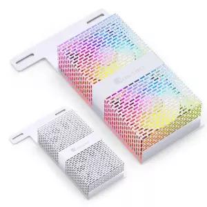 램방열판 JONSBO NF-2 메모리 방열판 듀얼 5020 선풍기 DDR4 DDR5 5V 3 핀 ARGB RAM 쿨러 컴퓨터 PC용 쿨링