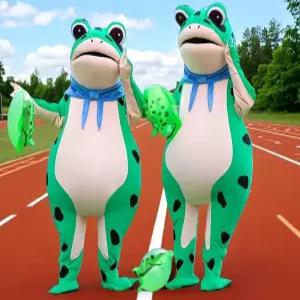인형탈 캐릭터 의상 개구리 동물탈 알바 행사용 소품 마스코트 연극 축제 전신 분장
