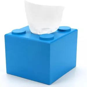 사이퍼엑스 나무 티슈 박스 커버 사각형 슬라이드 아웃 바닥이 있는 빌딩 블록 홀더 욕실 거실 사무실