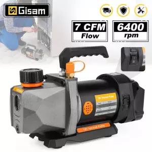 다이아프램펌프 물펌프 Gisam 12HP 7CFM 냉동 진공 펌프 14 공기 흡입구 에어컨 makita 18v 배터리 핀