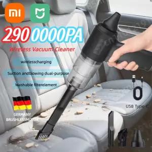 차량용청소기 자동차 샤오미 미지아 2900000pa 차량용 무선 진공 청소기 120w 3-in-1 휴대용 핸드 가정용