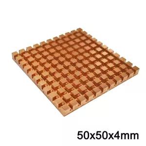 램방열판 구리 방열판 메모리 RAM 접착 백 쿨링 VGA DDR MOS GPU IC 칩셋 라디에이터 쿨러 50x50x4mm