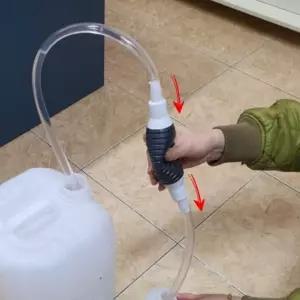 석유자바라 기름통 수동주유기 말통펌프호스 주입기