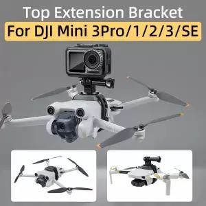 DJI Mini 3 Pro/Mini 2/SE/Mavic 미니 드론 상단 확장 브래킷 GoPro/Insta360/Action3 스포츠 카메라 적응