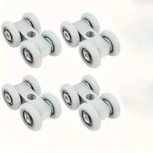 샷시부속 창문 부품 샤워실 휠 슬라이딩 도어 욕실 유리 창 알루미늄 합금