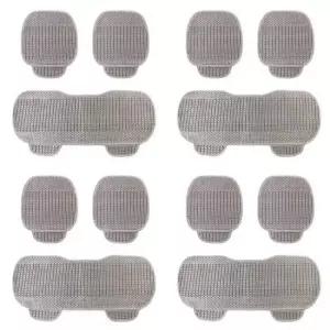 [CAR] 자동차 쿨시트 방석 3종세트 실버 자동차시트방석여름 뒷자리