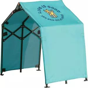 라이프 이즈 굿 3.5피트 야외 반려동물 그늘막 반려견 고양이 작은 및 가축을 위한 다용도 캐노피 팝업