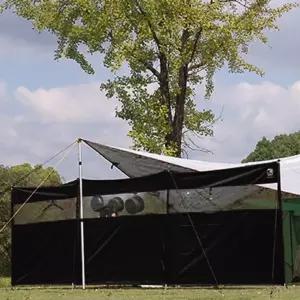 투명 가림막 4.4M 캠핑 차박 야외 타프 바람막이 외풍차단 윈드스크린 그늘막