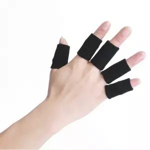 농구 배구 손가락 보호대 마디 아대  밴드 블랙 깁스 고정 지지대 골무