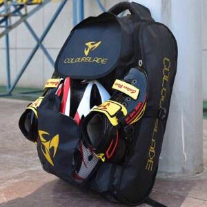 인라인스케이트가방 인라인 전용가방 수납 100MM) 백팩 블랙 소형사이즈(90MM 숄더형