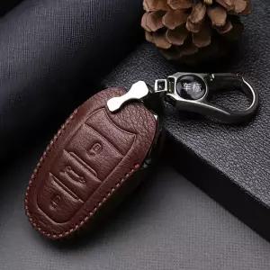 호환  푸조 508 3008 5008 시트로엥용 A 가죽 자동차 리모컨 키 케이스 커버 홀더