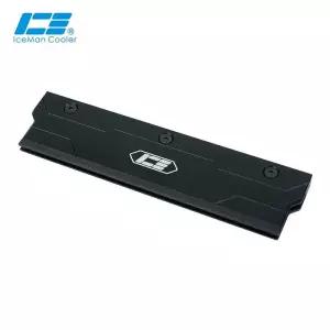 써멀구리스 IceManCooler DDR5 DDR4 RAM 알루미늄 합금 갑옷 조끼 메모리 방열판 재킷 열 패드 검은색 은색