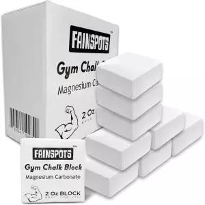 역도용 체육관 초크 마그네슘 분필 분말 탄산 운동용 블록 8개 암벽 등반가를 위한 선물 뛰어난 그립감
