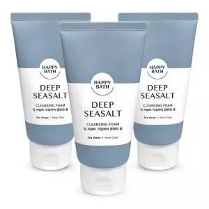 딥 씨솔트 해피바스 150g 폼 클렌징 케어 각질 3개 딥클렌징
