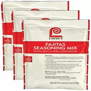 로리스 파히타 시즈닝 믹스 8.9온스 - 플레이버 스테이크 치킨 라이스 잠발라야 등 팩의