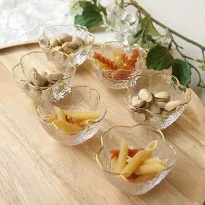 골드라인 블라썸 소주잔 6P 세트 파티 술잔 소주컵 술잔 유리소주잔